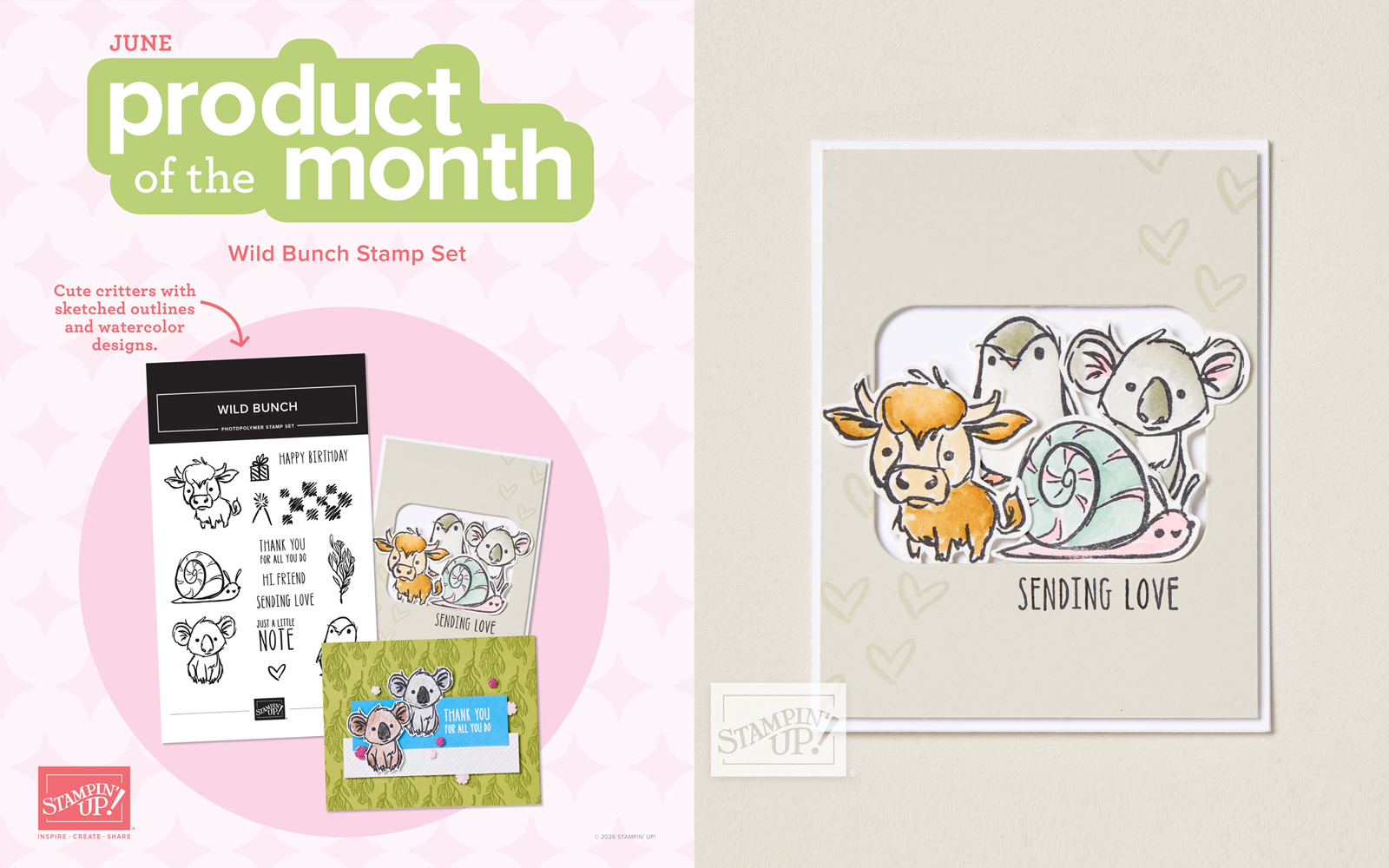 Stampin' Up! Special Deals: June Product of the Month.