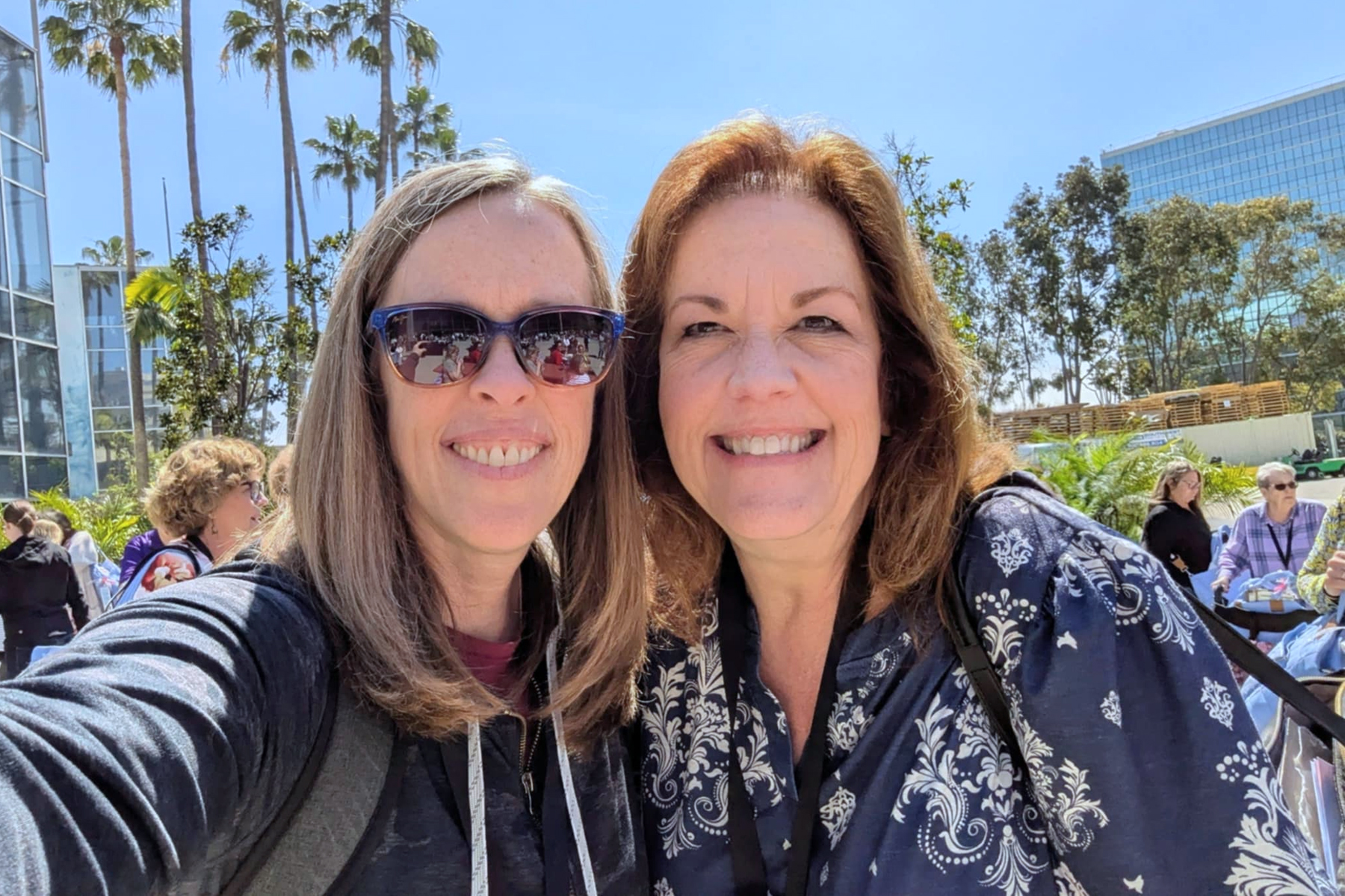 Photo with Julie and Patty Bennett