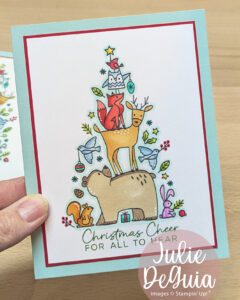 Create a one-layer card with the Woodland Wishes stamp set from Stampin" Up!®