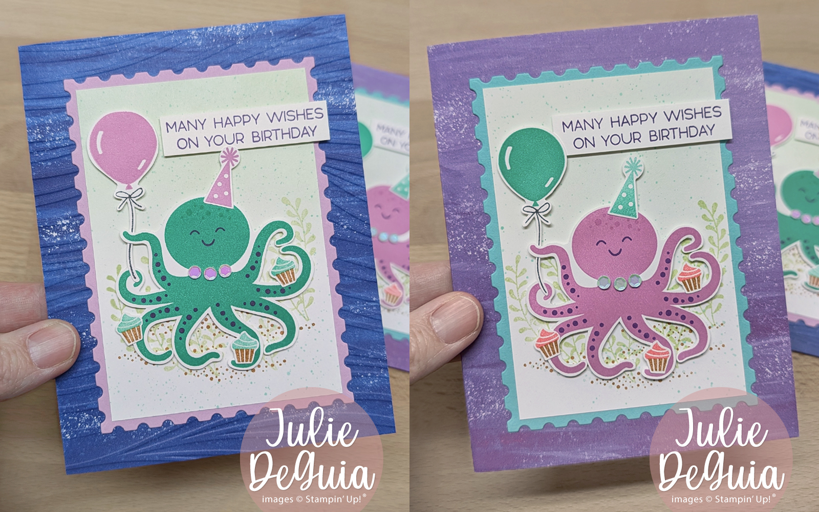 8 Fussy Cutting Tips using the Thoughtful Octopus stamp set by Stampin' Up!®